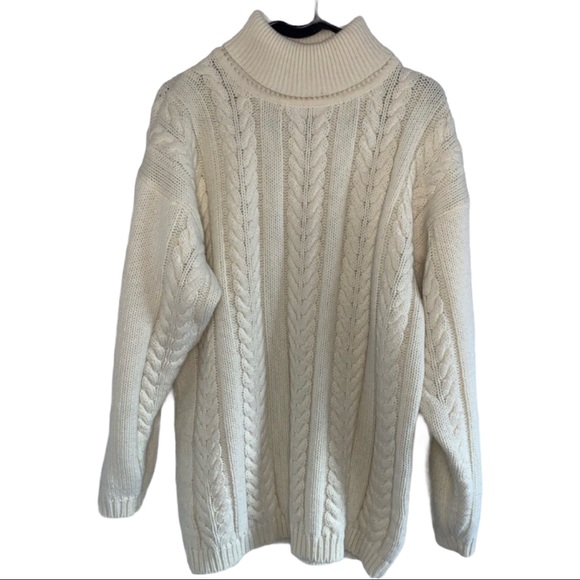 Cymbrion Sweaters - Cymbrion Oversized Fisherman Sweater Size L